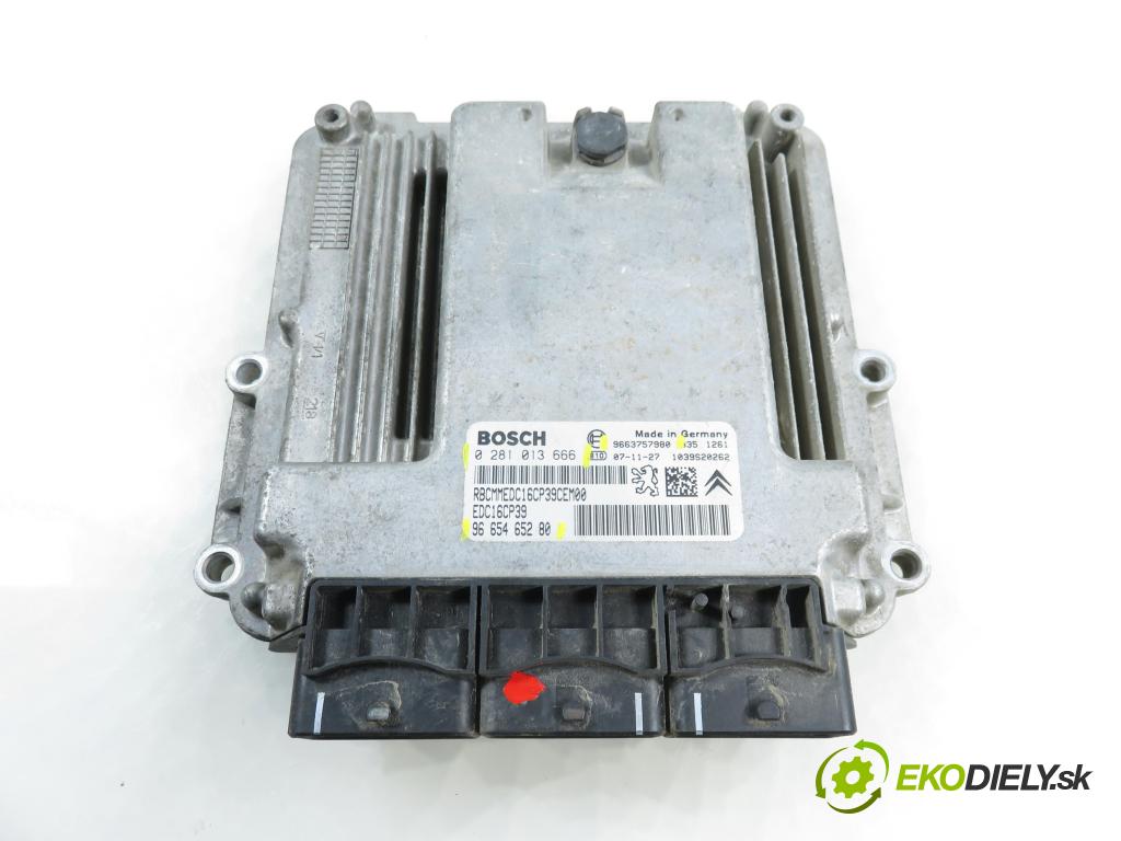 CITROEN C-CROSSER (EP_) SUV 2008 115,00 2.2 HDi 160 - 4HN (DW12MTED4) 2179,00 Riadiaca jednotka Motor 9665465280 ; 0281013666 ; 9663757980