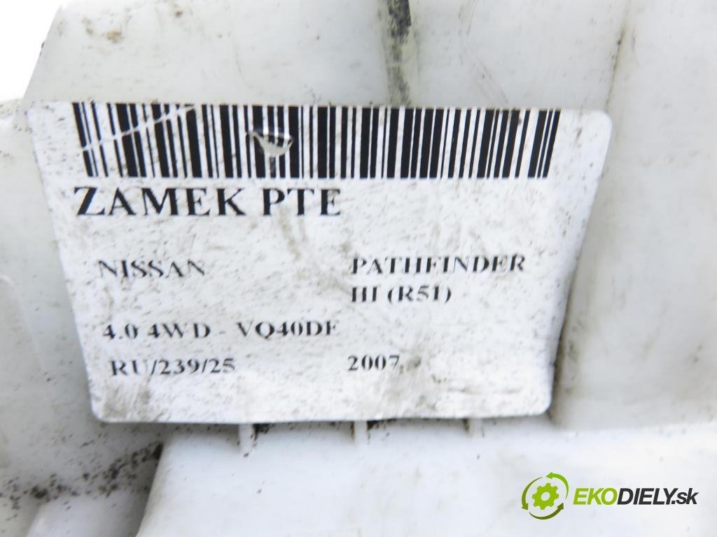 NISSAN PATHFINDER III (R51) TERENOWY 2007 198,00 4.0 4WD 269 - VQ40DE 3954,00 zámok PTE K20DR