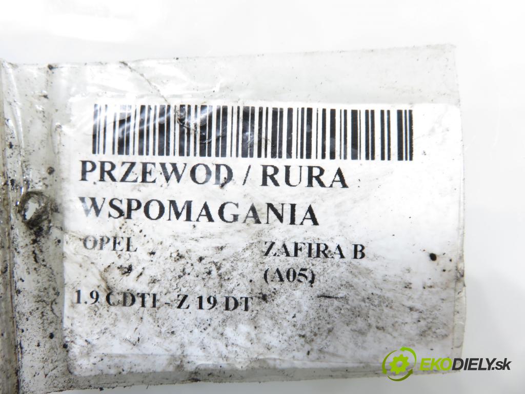 OPEL ZAFIRA B (A05) MINIVAN 2006 88,00 1.9 CDTI 8V 120 - Z 19 DT 1910,00 rúrka / Rúra servočerpadlo 13122700 ; 13122703