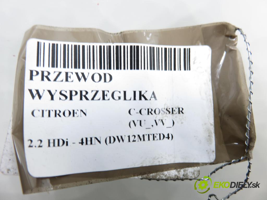 CITROEN C-CROSSER (EP_) SUV 2008 115,00 2.2 HDi 160 - 4HN (DW12MTED4) 2179,00 rúrka vypínacieho ložiska 2348A146