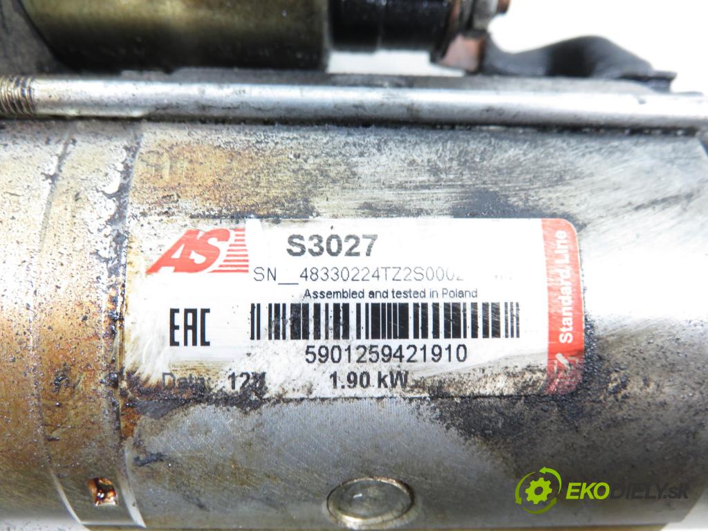 PEUGEOT 407 (6D_) SEDAN 2005 100,00 2.0 HDi 135 - RHR 1997,00 startér S3027 (Startér)