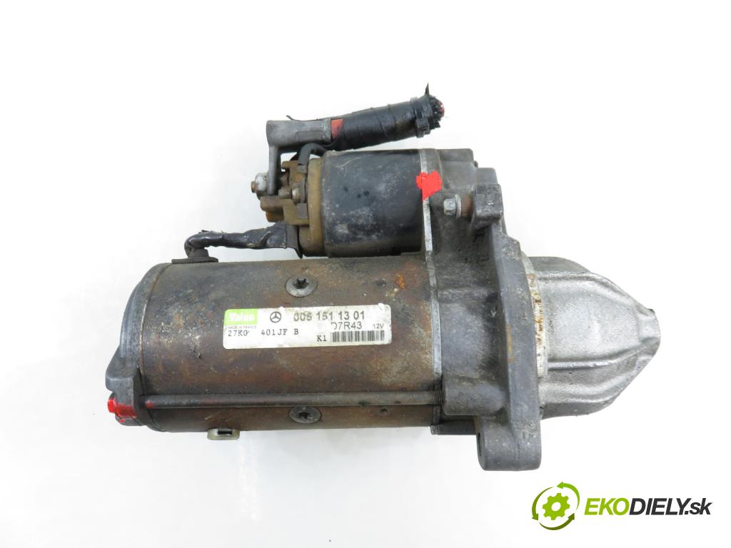 MERCEDES-BENZ VITO Skrzynia (638) FURGON 2000 90,00 112 CDI 2.2 (638.094) - OM 611.980 2151,00 startér 0051511301 ; D7R43 (Startér)