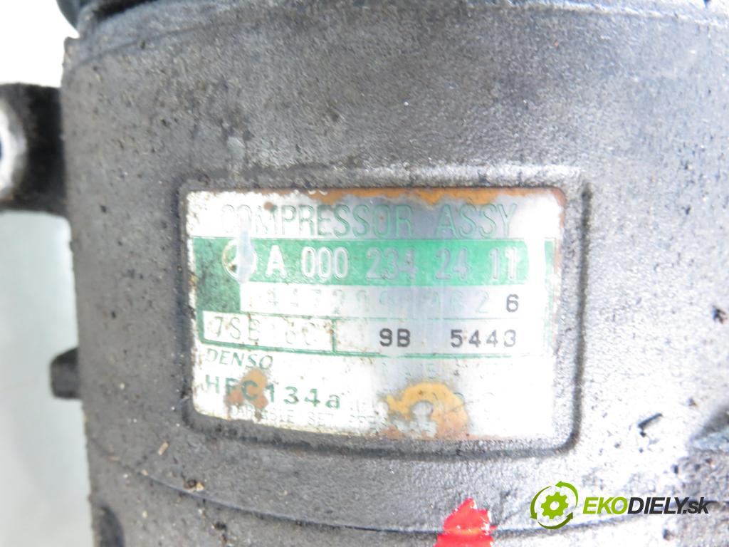 MERCEDES-BENZ VITO Skrzynia (638) FURGON 2000 90,00 112 CDI 2.2 (638.094) - OM 611.980 2151,00 KOMPRESOR: klimatizácie A0002342411 (Kompresor klimatizácie)