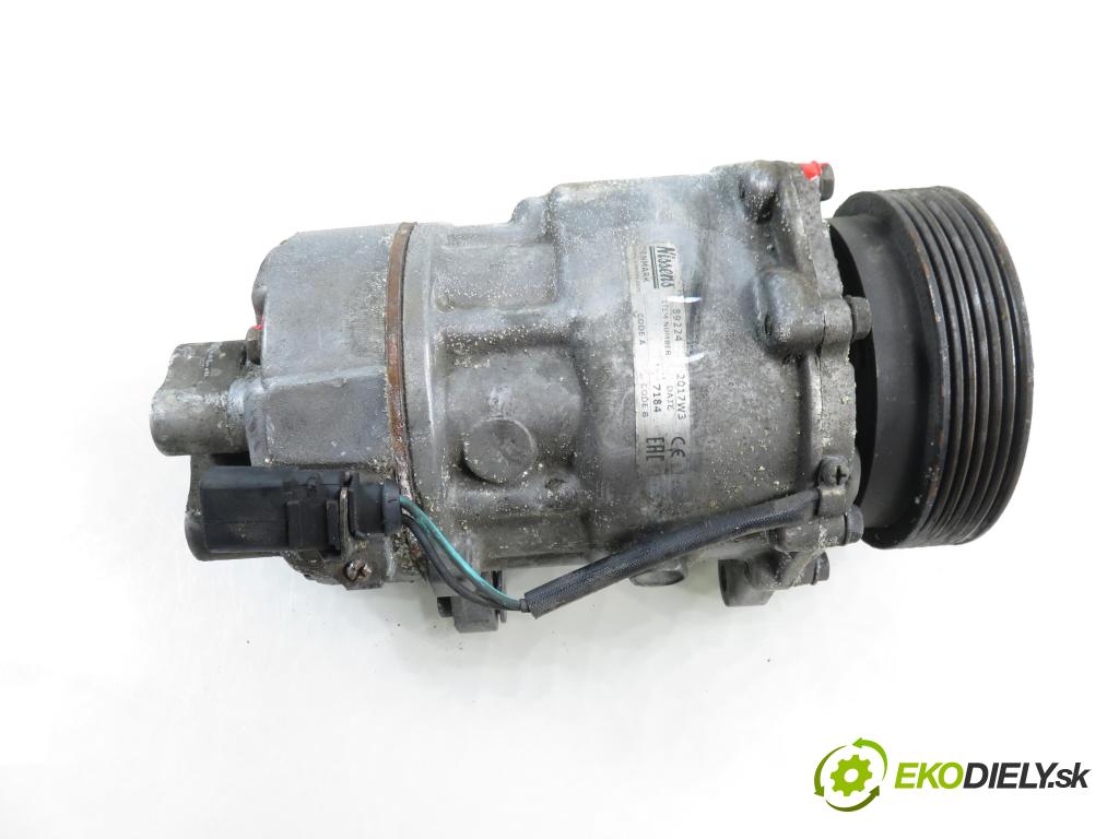 VW SHARAN (7M8, 7M9, 7M6) MINIVAN 2007 103,00 2.0 TDI - BRT 1968,00 KOMPRESOR: klimatizácie 89224 (Kompresor klimatizácie)