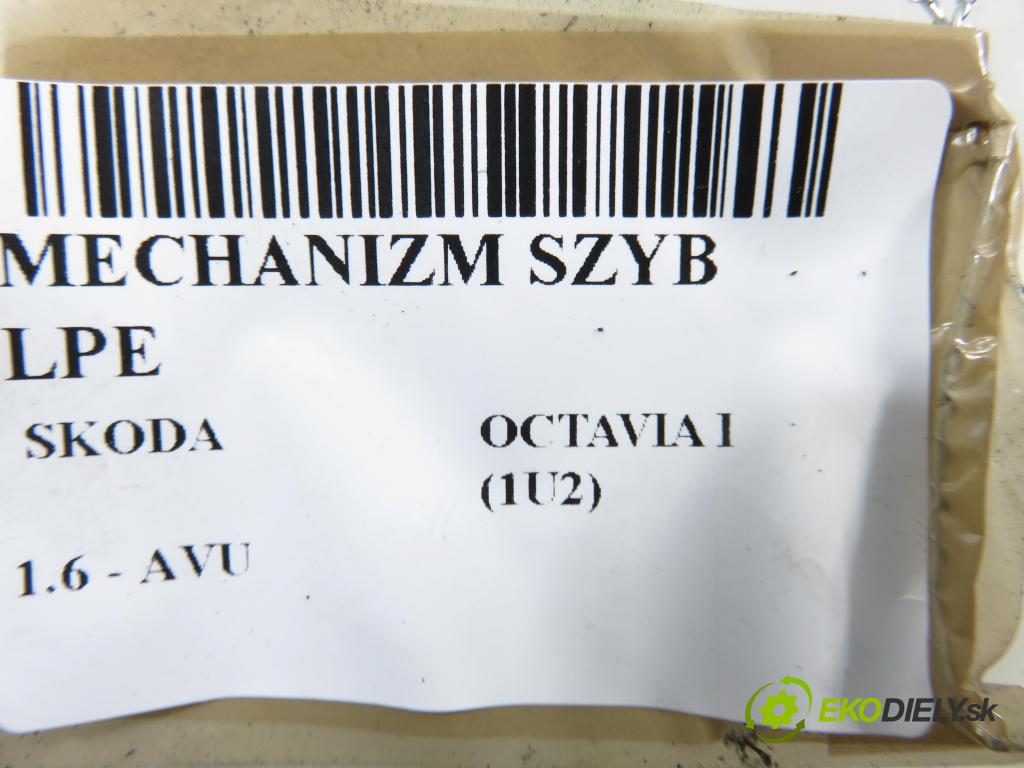SKODA OCTAVIA I (1U2) LIFTBACK 2001 75,00 1.6 - AVU 1595,00 Mechanizmus okien 1U1837401H