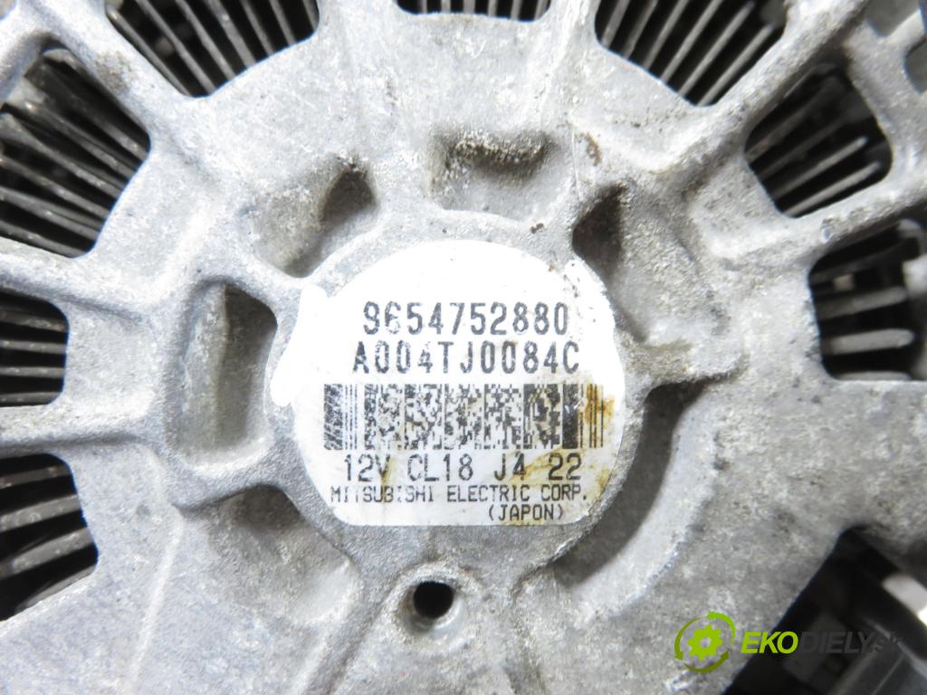 PEUGEOT 407 (6D_) SEDAN 2005 100,00 2.0 HDi 135 - RHR 1997,00 Alternátor 9654752880 ; A004TJ0084C (Alternátor)