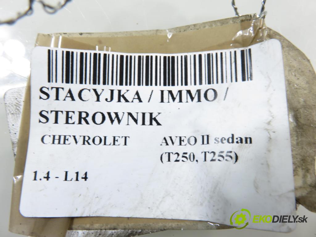 CHEVROLET AVEO sedan (T250, T255) SEDAN 2007 0,00 1.4 - L14 1399,00 spinačka / imobilizéra IMMO / Riadiaca jednotka 96436779 ; 96540559