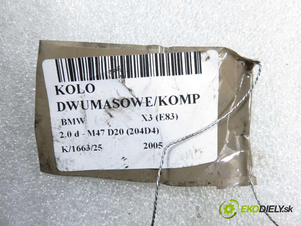 BMW X3 (E83) SUV 2005 110,00 2.0 d 150 - M47 D20 (204D4) 1995,00 Koleso dvojvrstvové 415040110 ; 124052310 ; 324033619
