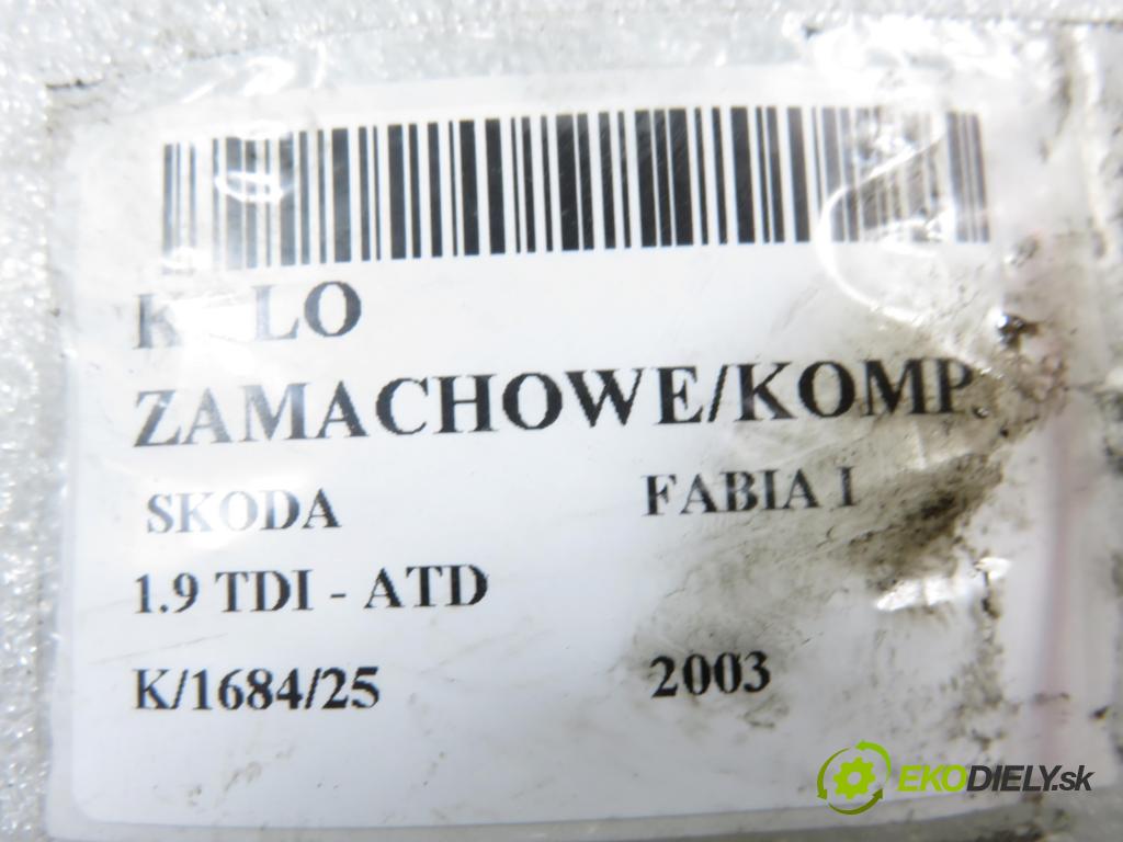 SKODA FABIA I (6Y2) HB 2003 74,00 1.9 TDI PD 100 - ATD 1896,00 Koleso zotrvačník 037105273C ; 038141032 ; 045141025A