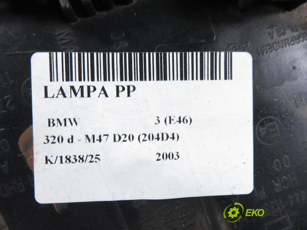 BMW 3 (E46) SEDAN 2003 110,00 320 d 150 - M47 D20 (204D4) 1995,00 Svetlo PP