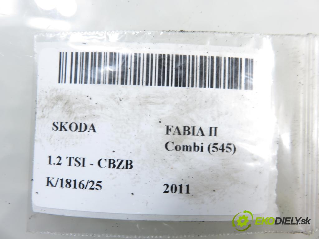 SKODA FABIA II Combi (545) KOMBI 2011 77,00 1.2 TSI - CBZB 1197,00 chladič vody 6R0145805H ; M150071C