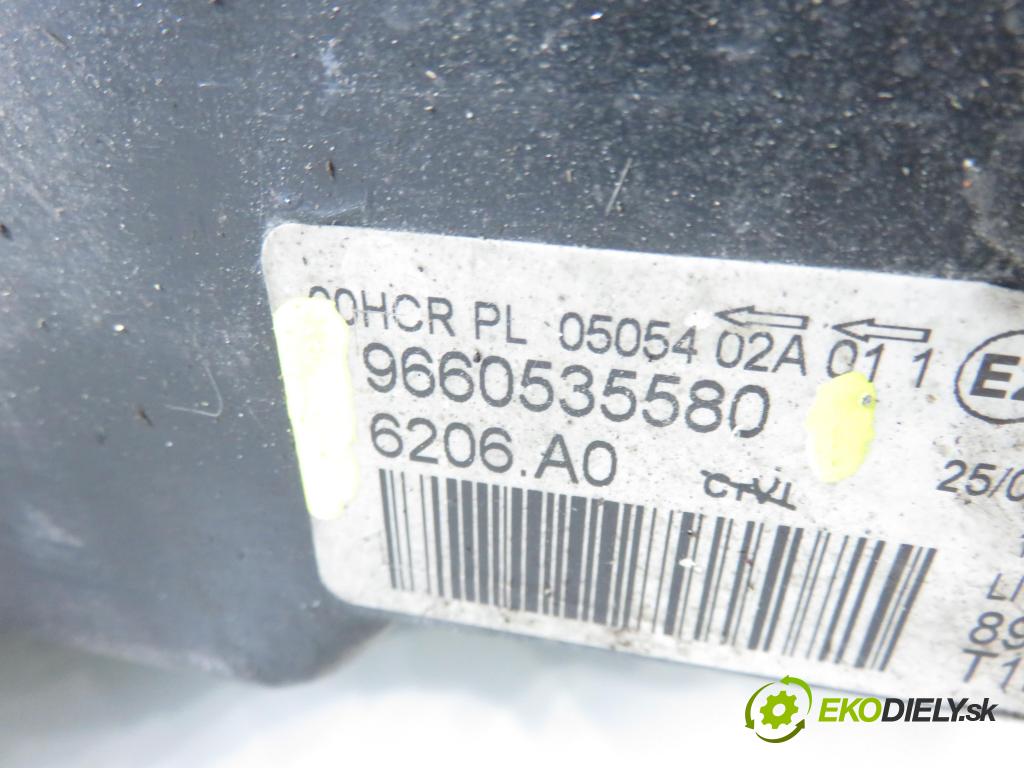 PEUGEOT 206 liftback (2A/C) HB 2007 50,00 1.4 HDi 8V 70 - 8HZ 1398,00 Svetlo PP 9660535580