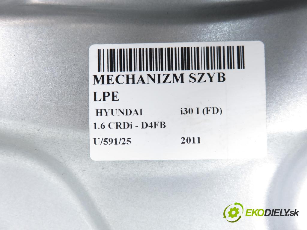 HYUNDAI i30 (FD) HB 2011 85,00 1.6 CRDi - D4FB 1582,00 Mechanizmus okien 824702R000 ; 824502R000 ; 0130822542