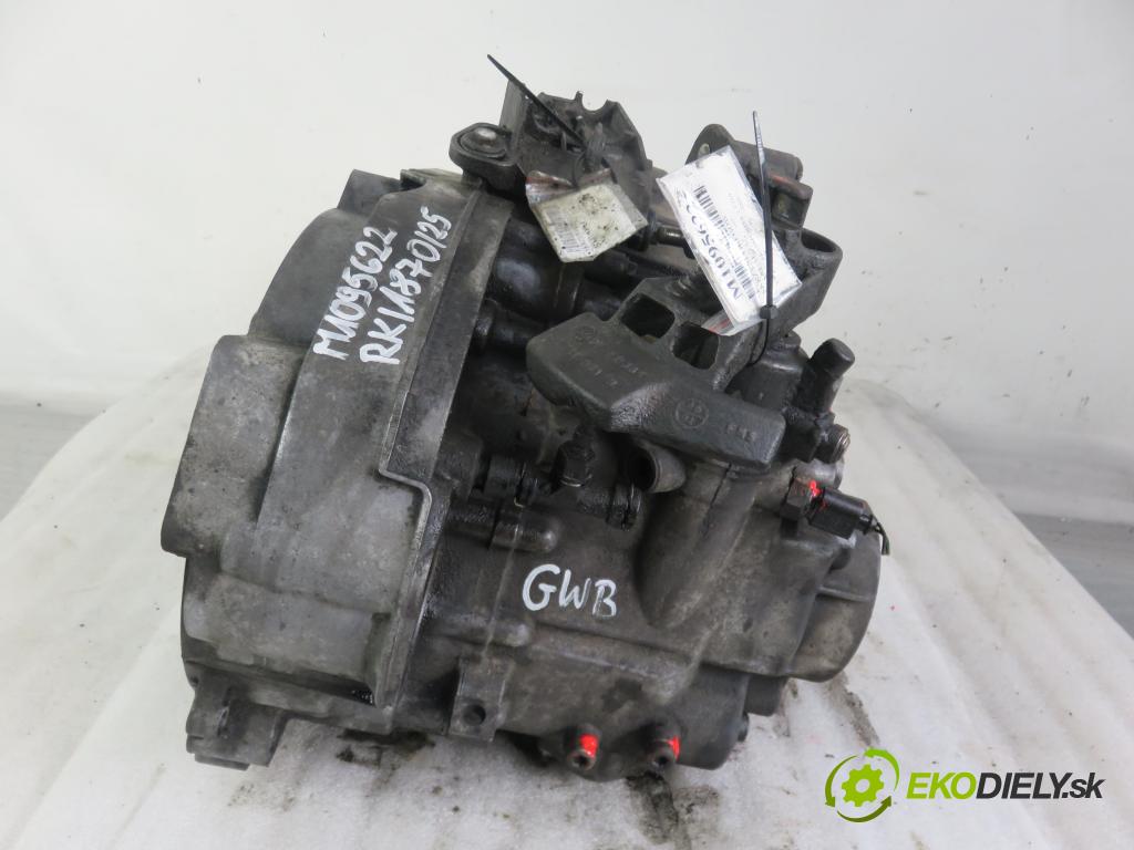 VW TRANSPORTER V Skrzynia (7HA, 7HH, 7EA, 7EH) FURGON 2006 96,00 2.5 TDI - AXD 2461,00 Prevodovka MANUALNA GWB