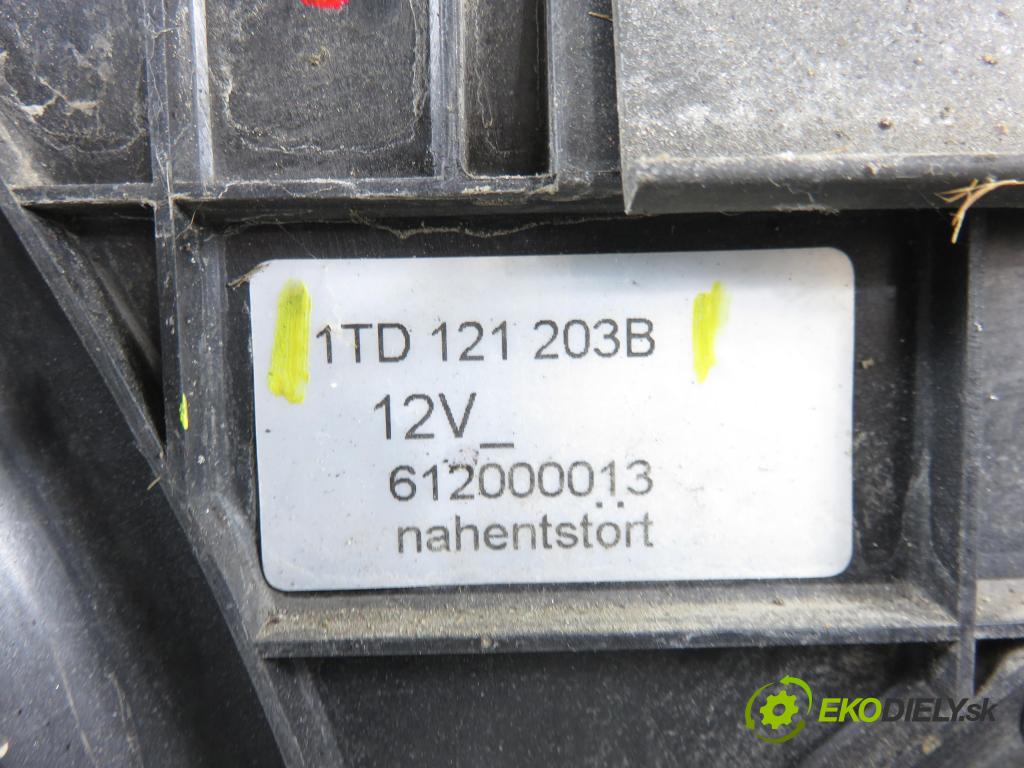 VW PASSAT B6 Variant (3C5) KOMBI 2006 184,00 3.2 FSI 4motion - AXZ 3168,00 Ventilátor chladič klíma/voda 1TD121203B