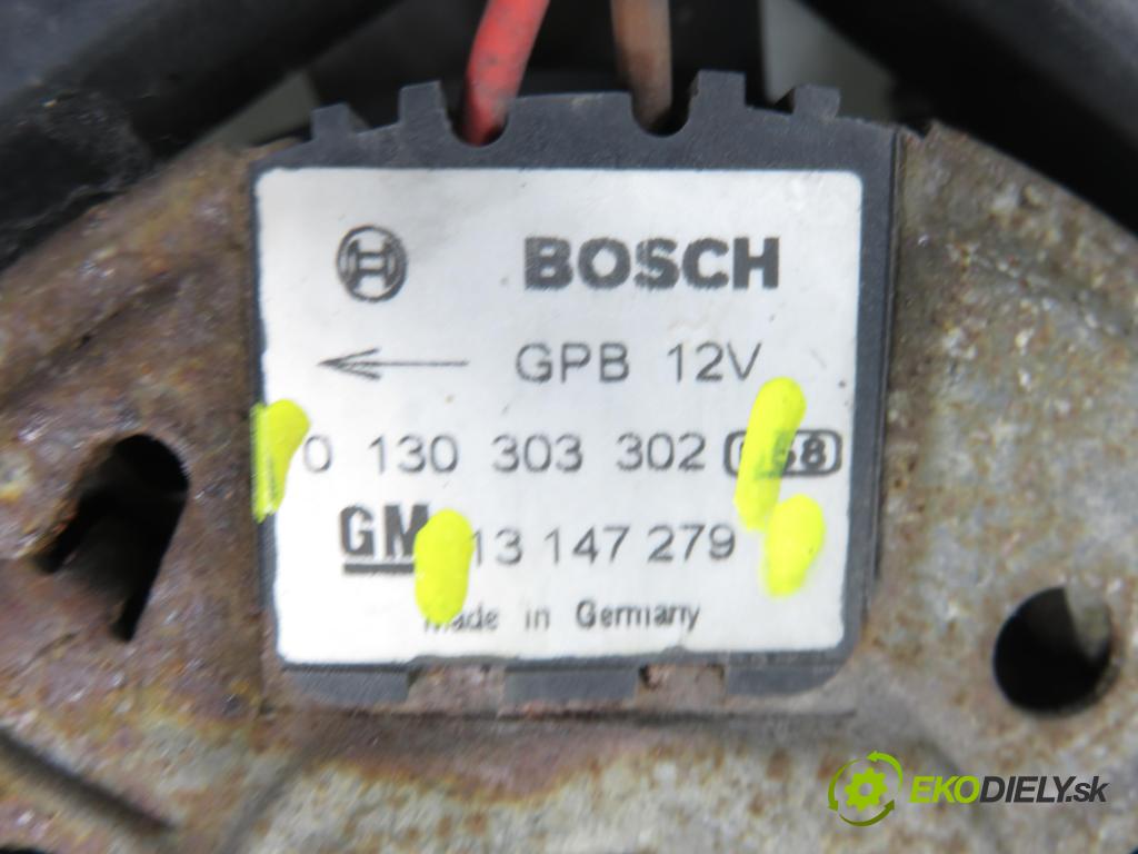 OPEL ASTRA H Kombi (A04) KOMBI 2004 125,00 2.0 Turbo - Z 20 LEL 1998,00 Ventilátor chladič klímatizácie 13132559 ; 0130303960 ; 13147279