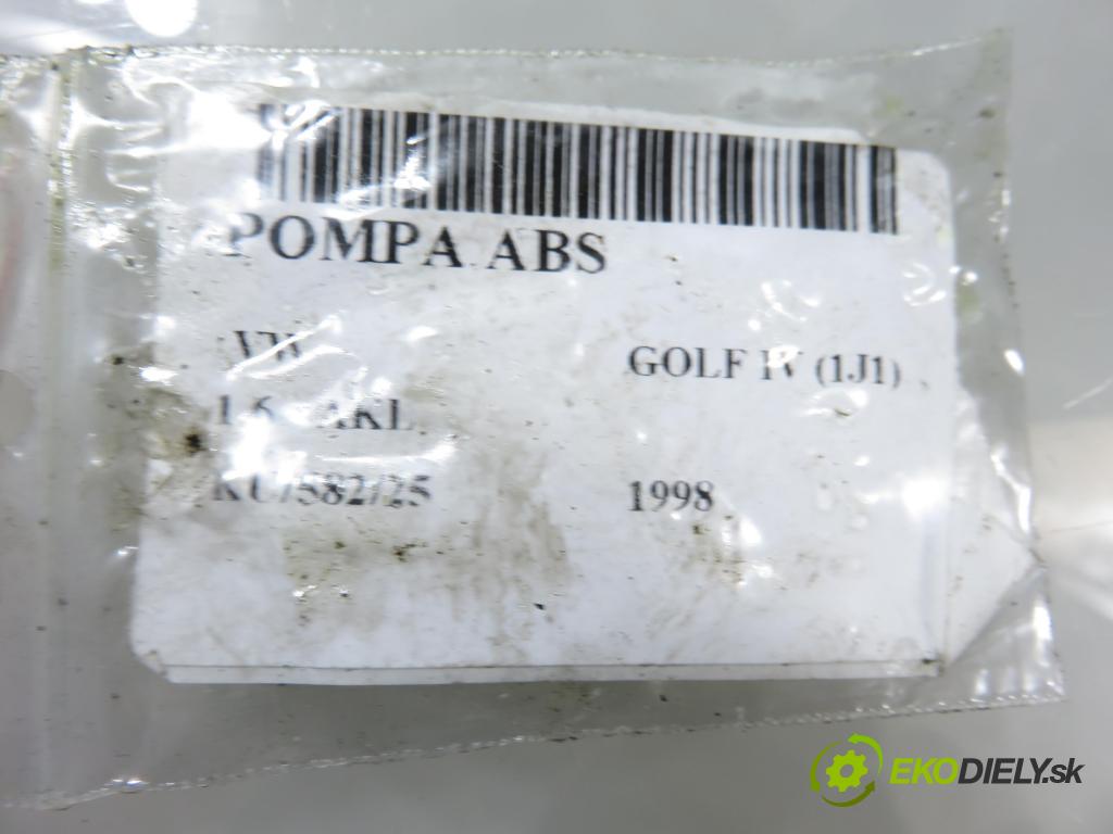VW GOLF IV (1J1) HB 1998 74,00 1.6 - AKL 1595,00 Pumpa ABS 1J0907379D ; 1J0614117B ; 10094903003 (Pumpa ABS)