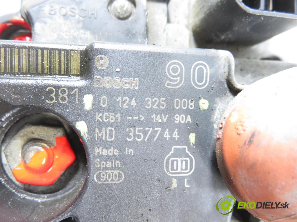 MITSUBISHI SPACE STAR nadwozie wielkoprzestrzenne (MPV) (DG_A) HB 2003 60,00 1.3 16V (DG1A) - 4G13 (16V) 1299,00 Alternátor MD357744 ; 0124325008 (Alternátor)