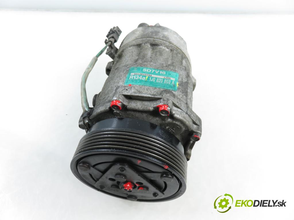 VW GOLF IV (1J1) HB 1998 74,00 1.6 - AKL 1595,00 KOMPRESOR: klimatizácie 1J0820803A (Kompresor klimatizácie)