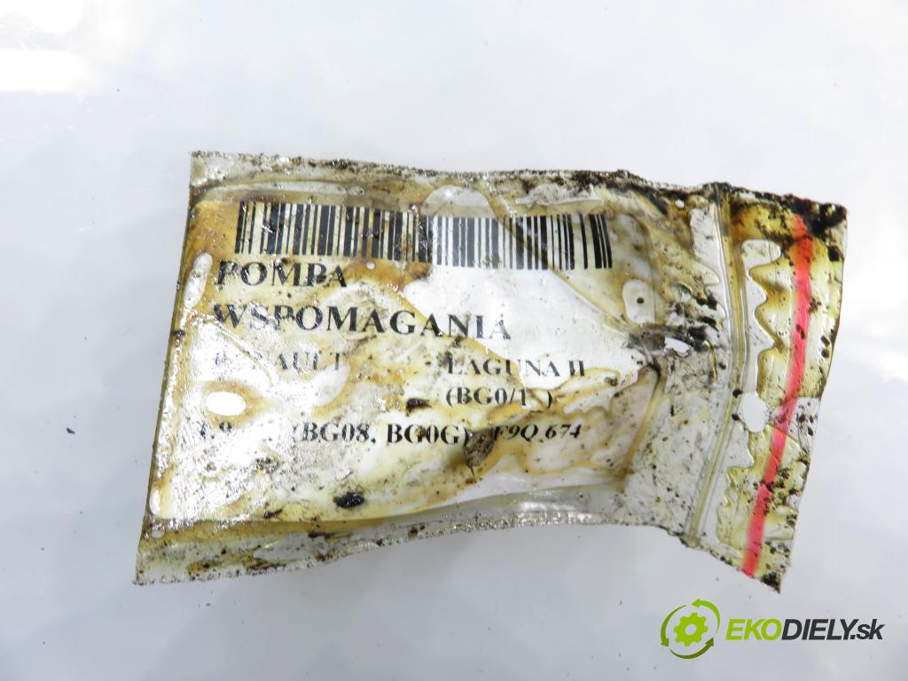 RENAULT LAGUNA II (BG0/1_) LIFTBACK 2004 88,00 1.9 dCi (BG08, BG0G) - F9Q 674 1870,00 Pumpa servočerpadlo 26092070EA ; 8200100082 (Servočerpadlo)