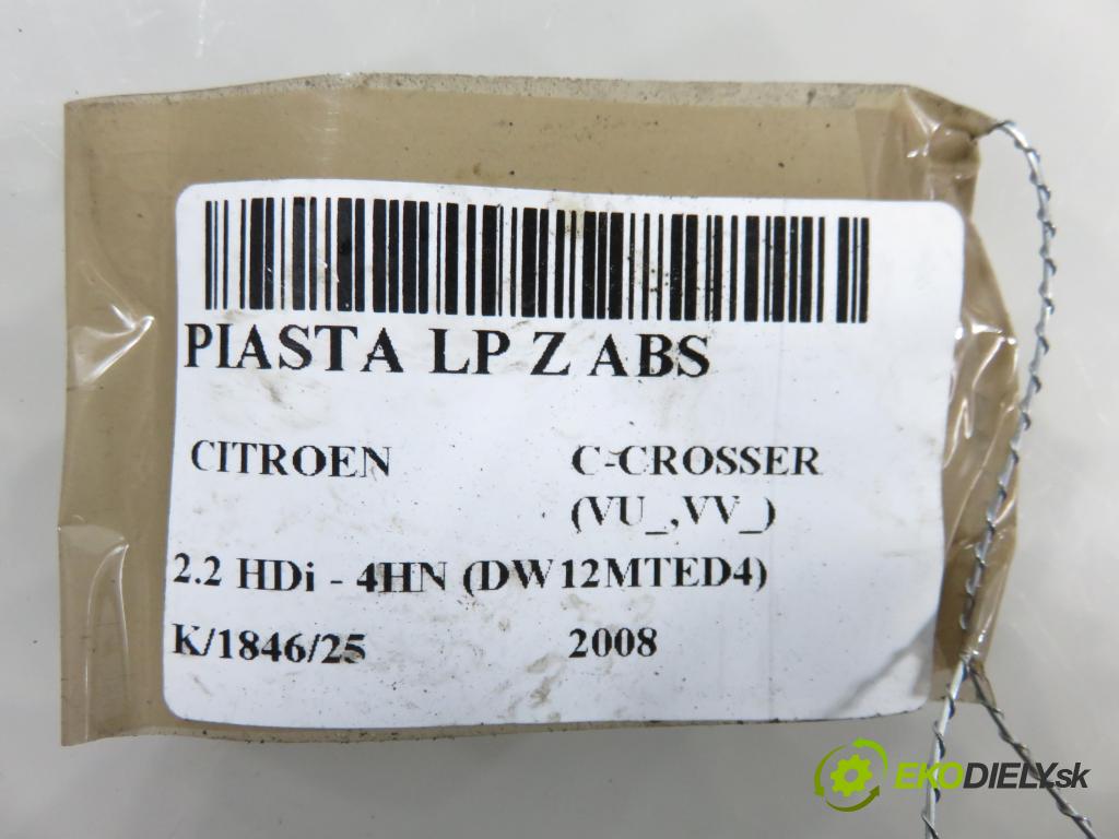 CITROEN C-CROSSER (EP_) SUV 2008 115,00 2.2 HDi 160 - 4HN (DW12MTED4) 2179,00 náboj LP ABS 