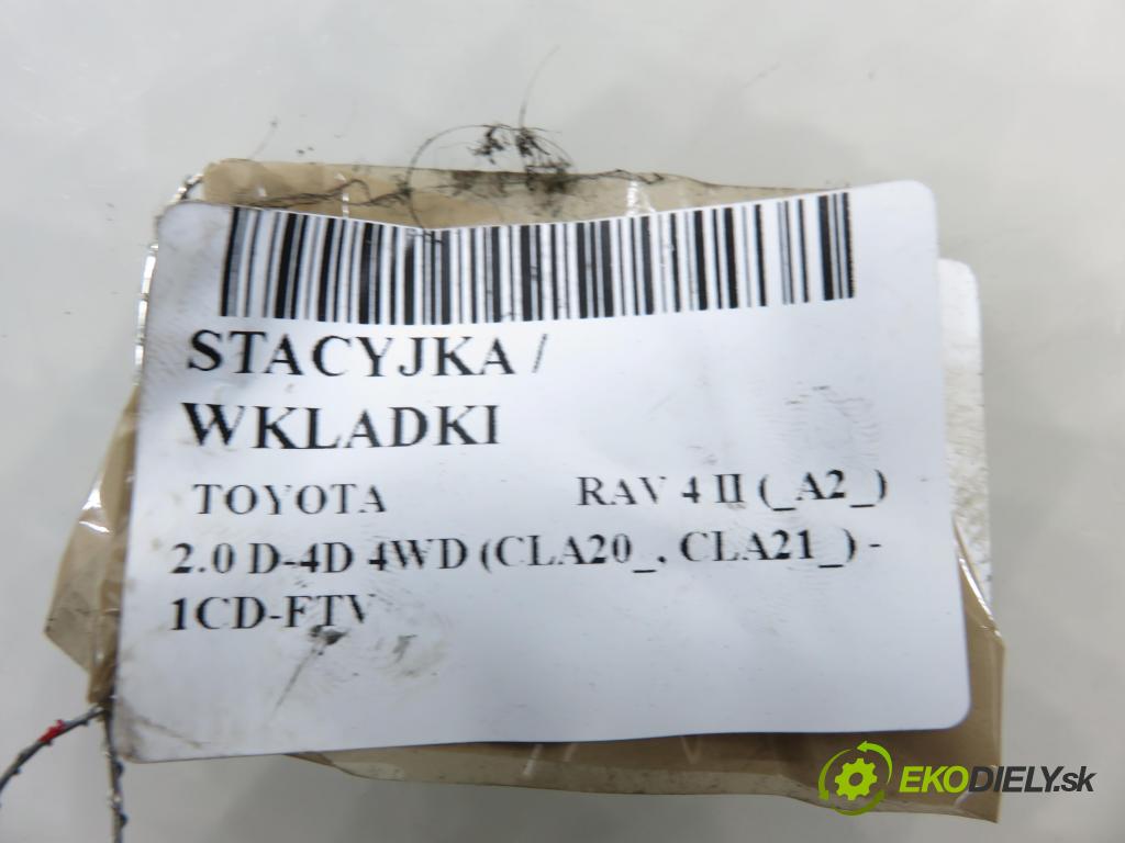 TOYOTA RAV 4 II (_A2_) SUV 2003 85,00 2.0 D-4D 4WD 116 - 1CD-FTV 1995,00 spinačka / zámky 45020423 ; 8978352010