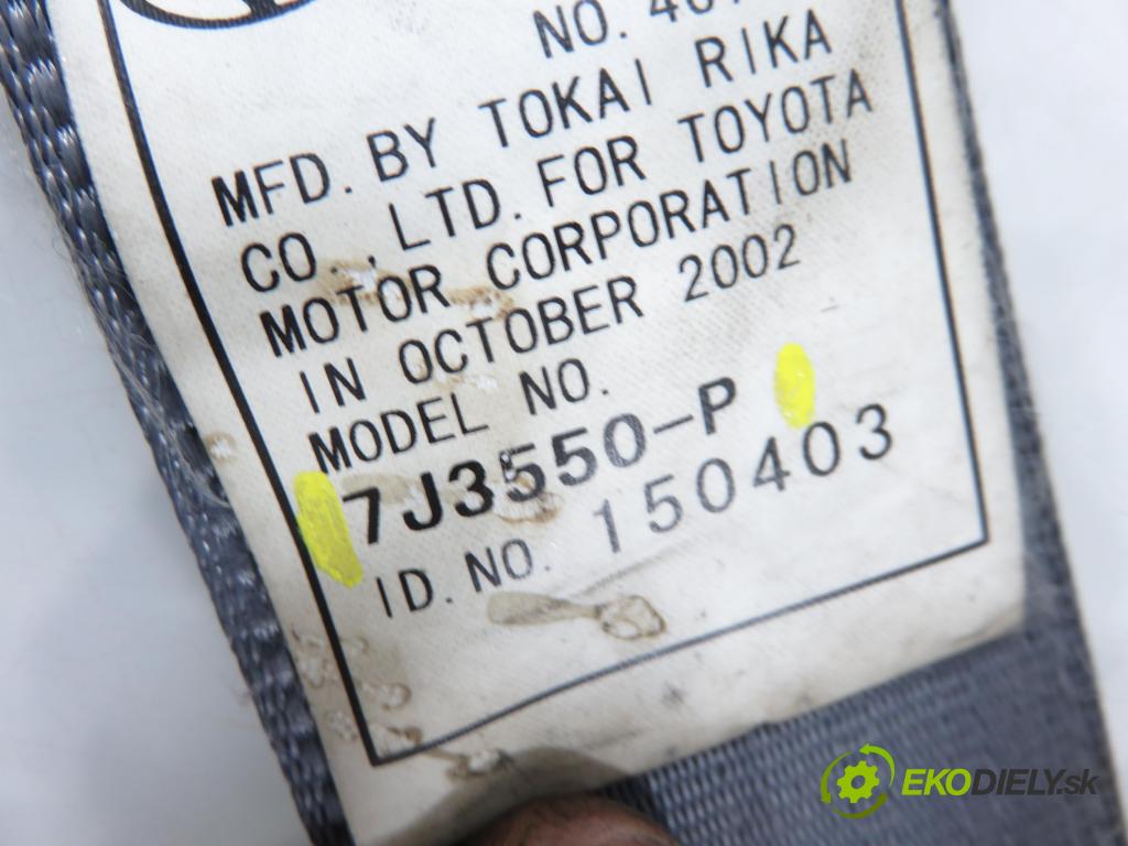 TOYOTA RAV 4 II (_A2_) SUV 2003 85,00 2.0 D-4D 4WD 116 - 1CD-FTV 1995,00 Držiak bezpečnostný LP 7J3550P