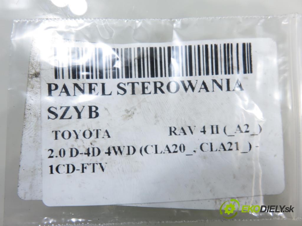 TOYOTA RAV 4 II (_A2_) SUV 2003 85,00 2.0 D-4D 4WD 116 - 1CD-FTV 1995,00 Panel ovládania okien 8482042140