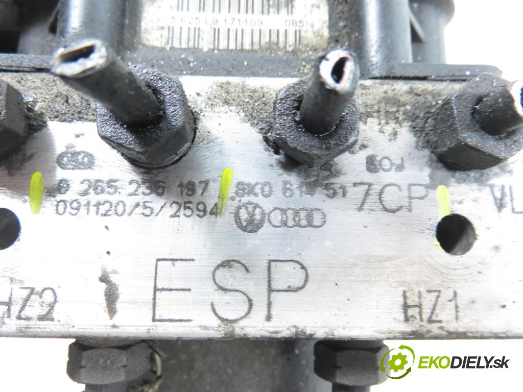 AUDI A4 Avant (8K5, B8) KOMBI 2009 105,00 2.0 TDI - CAGA 1968,00 Pumpa ABS 0265236197 ; 8K0614517CP ; 8K0907379AK (Pumpa ABS)