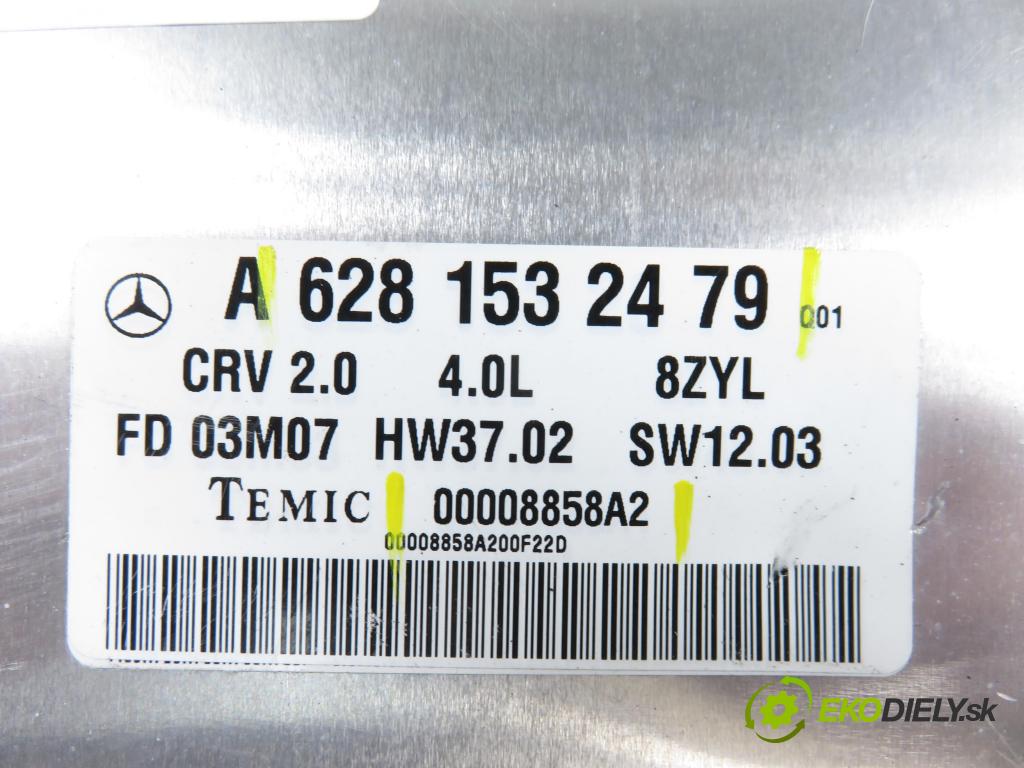 MERCEDES-BENZ KLASA S (W220) SEDAN 2003 191,00 S 400 CDI V8 260 - OM 628.960 3996,00 řídící jednotka motora 6281532479 ; 00008858A2