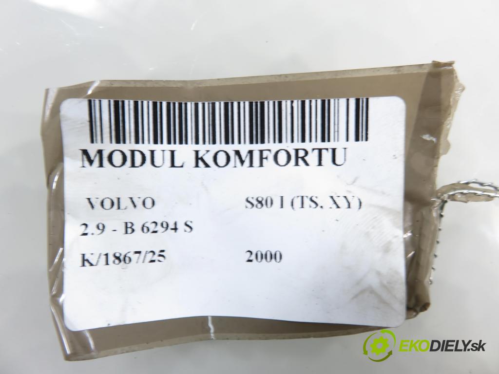 VOLVO S80 I (TS, XY) SEDAN 2000 147,00 2.9 - B 6294 S 2922,00 Skrinka POJISTKY: 9494594