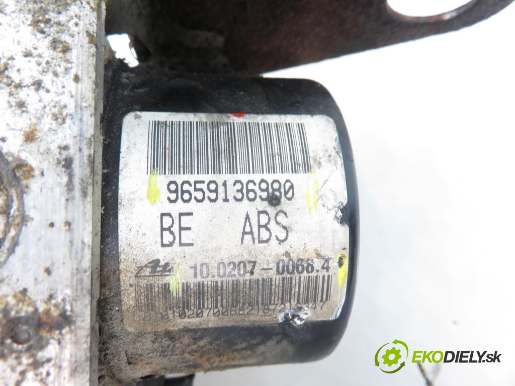 PEUGEOT 206 liftback (2A/C) HB 2007 50,00 1.4 HDi 8V 70 - 8HZ 1398,00 Pumpa ABS 10097011283 ; 10020700684 ; 9659136980 (Pumpa ABS)