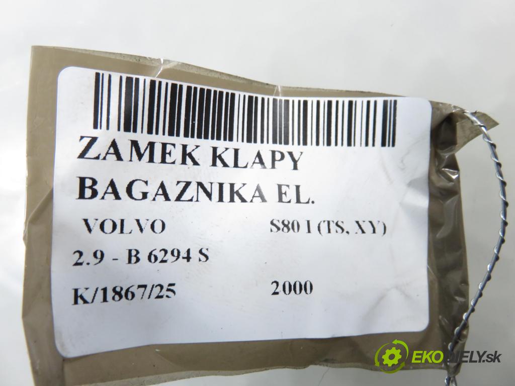 VOLVO S80 I (TS, XY) SEDAN 2000 147,00 2.9 - B 6294 S 2922,00 zámok dverí kufor EL. 9203463