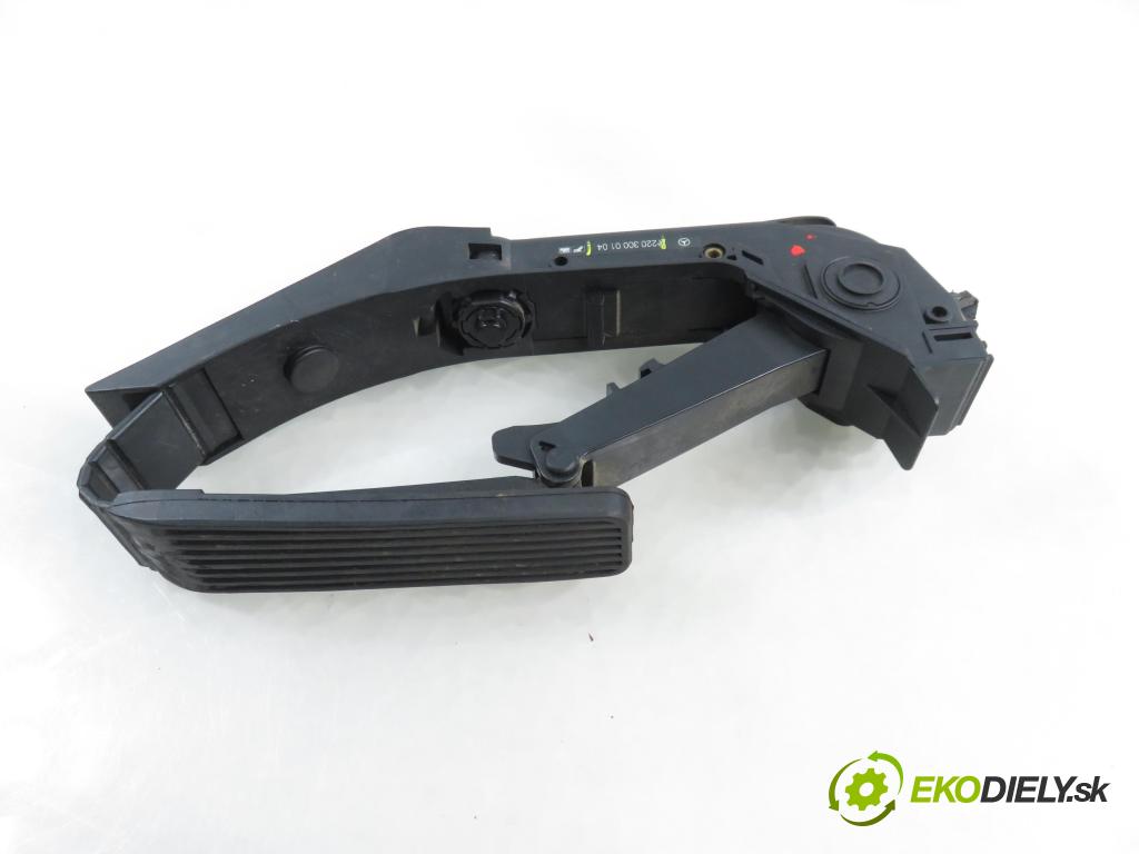 MERCEDES-BENZ KLASA S (W220) SEDAN 2003 191,00 S 400 CDI V8 260 - OM 628.960 3996,00 Potenciometer plynu 2203000104 (Potenciometer plynového pedálu)