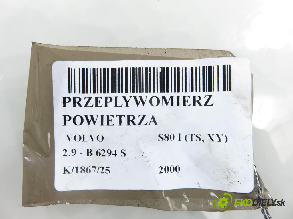 VOLVO S80 I (TS, XY) SEDAN 2000 147,00 2.9 - B 6294 S 2922,00 váha vzduchu vzduchu F00C2G2066