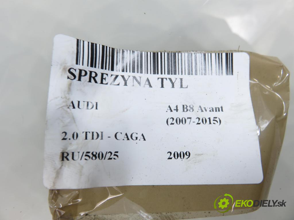 AUDI A4 Avant (8K5, B8) KOMBI 2009 105,00 2.0 TDI - CAGA 1968,00 Pružina zadné 