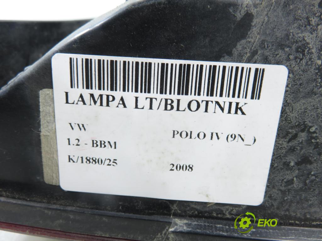 VW POLO (9N_) HB 2008 44,00 1.2 6V 60 - BBM 1198,00 Svetlo ľavé zadné 