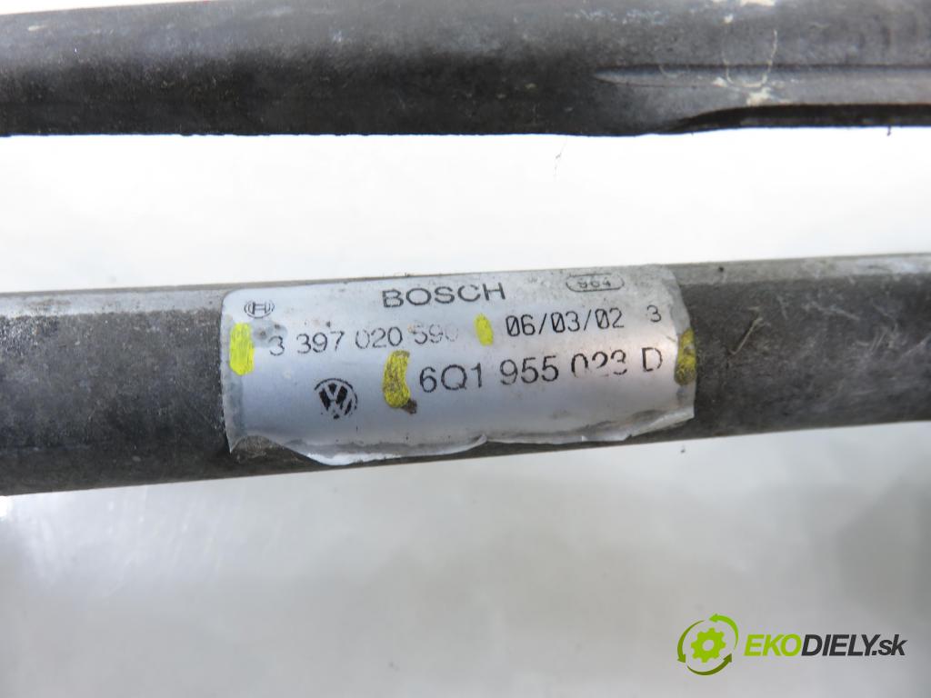 VW POLO (9N_) HB 2008 44,00 1.2 6V 60 - BBM 1198,00 Motorček stieračov 6Q1955023D ; 6Q1955119A ; 0390241524