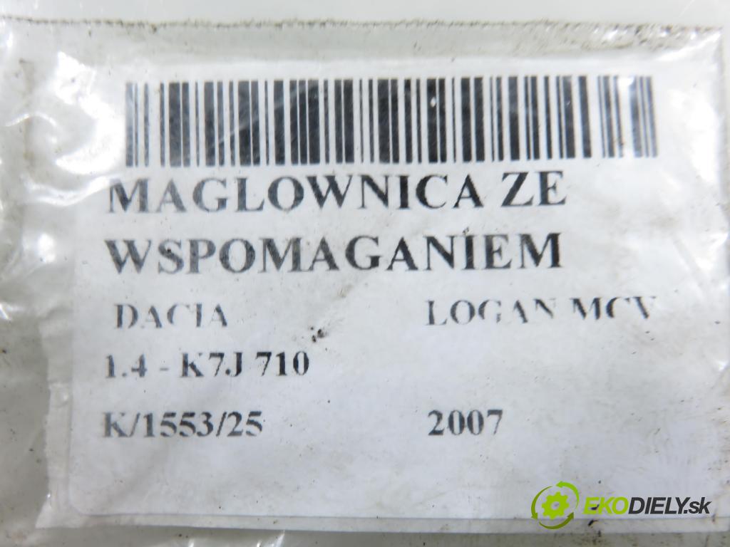 DACIA LOGAN MCV (KS_) KOMBI 2007 55,00 1.4 - K7J 710 1390,00 Riadenie ZE riadením 6820000117