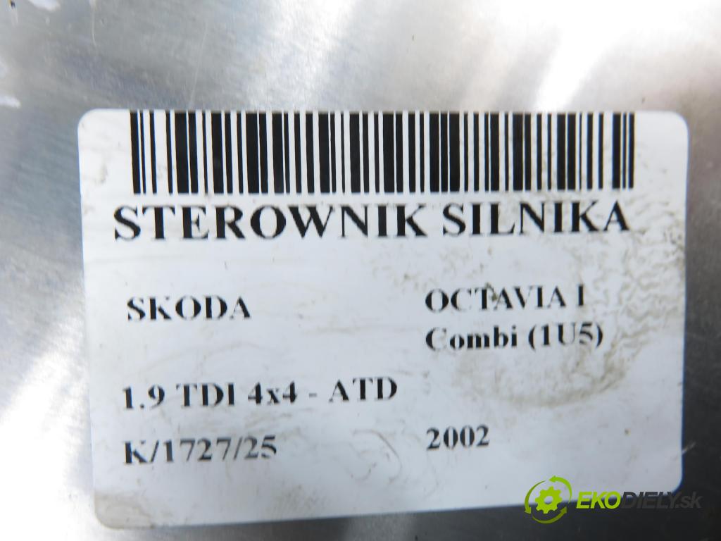 SKODA OCTAVIA I Combi (1U5) KOMBI 2002 74,00 1.9 TDI 4x4 - ATD 1896,00 Riadiaca jednotka Motor 038906019FJ ; 0281010789