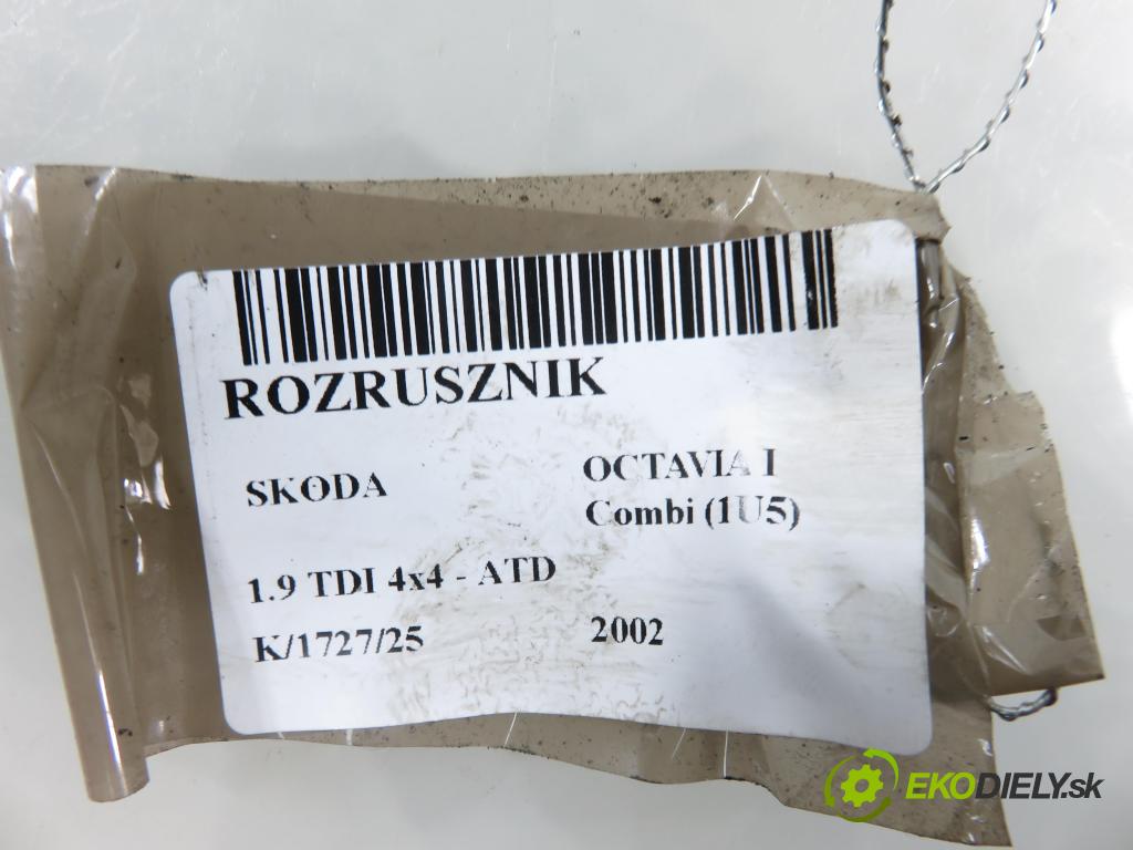 SKODA OCTAVIA I Combi (1U5) KOMBI 2002 74,00 1.9 TDI 4x4 - ATD 1896,00 startér  (Startér)