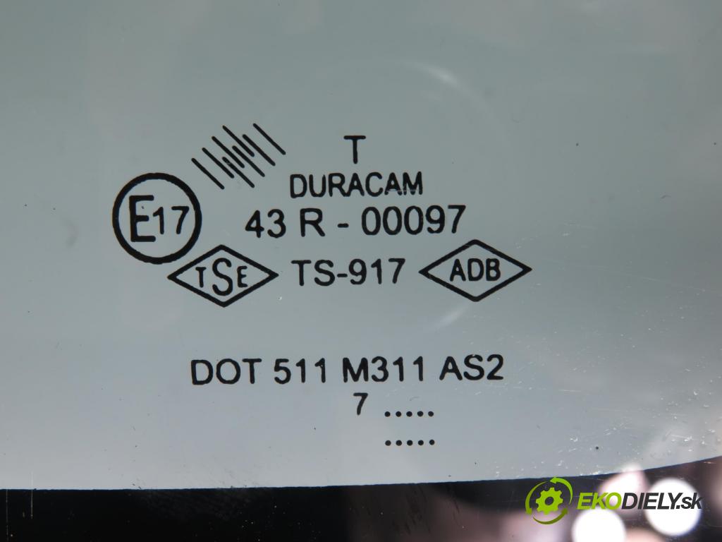 DACIA LOGAN MCV (KS_) KOMBI 2007 55,00 1.4 - K7J 710 1390,00 Okno dvierka pravá