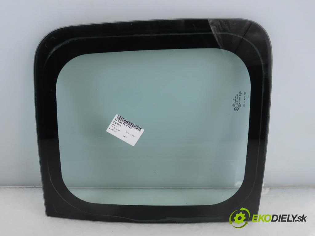 DACIA LOGAN MCV (KS_) KOMBI 2007 55,00 1.4 - K7J 710 1390,00 Okno dvierka pravá