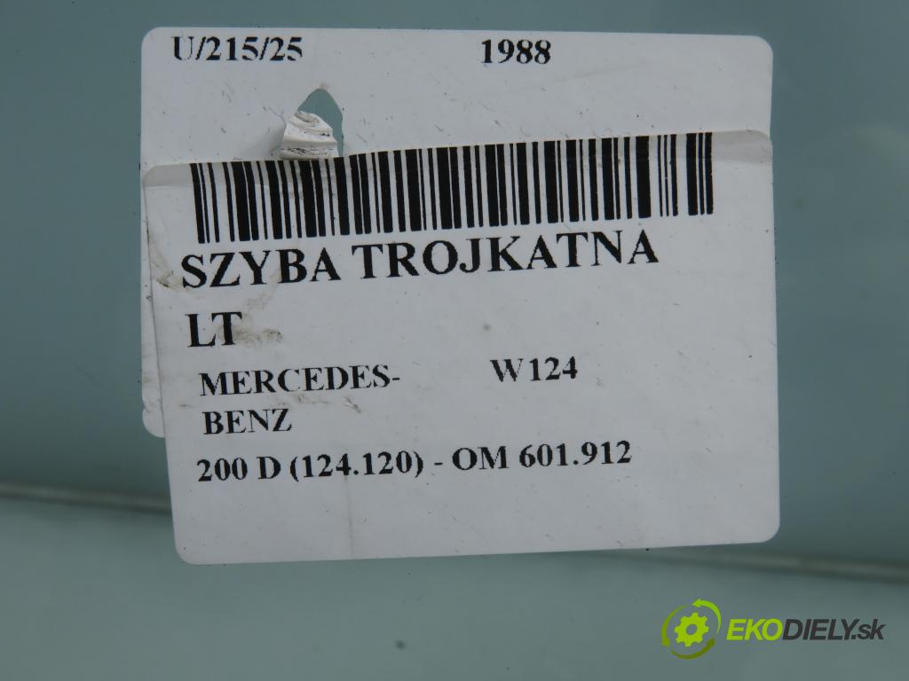 MERCEDES-BENZ Sedan (W124) SEDAN 1988 53,00 200 D (124.120) 72 - OM 601.912 1997,00 Okno TROJUHOLNÍKÝ LT 