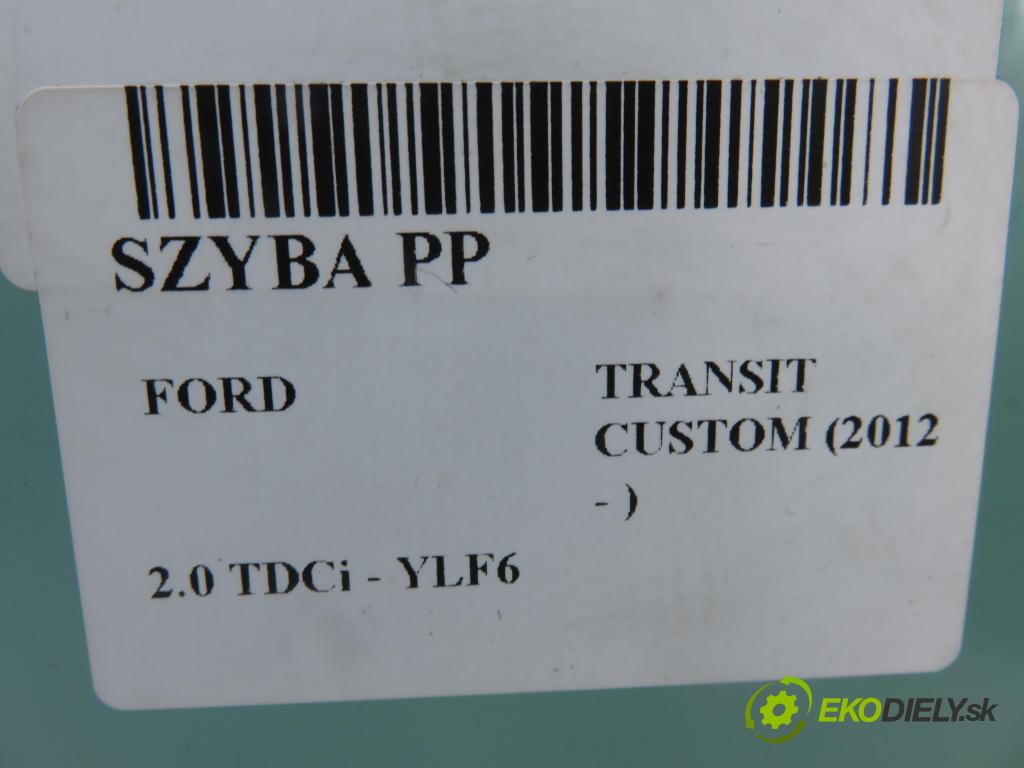 FORD TRANSIT CUSTOM V362 Skrzynia (FY, FZ) FURGON 2016 77,00 2.0 TDCi - YLF6 1995,00 Okno PP 