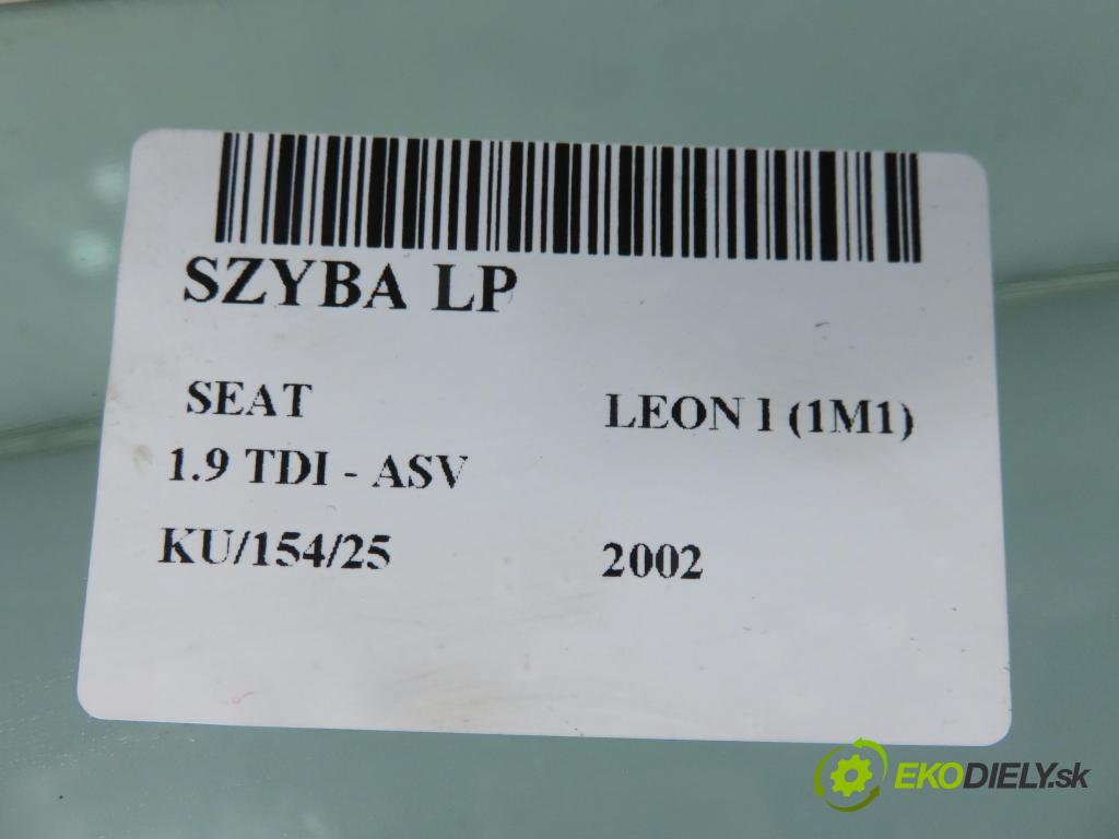 SEAT LEON (1M1) HB 2002 81,00 1.9 TDI 110 - ASV 1896,00 Okno LP 