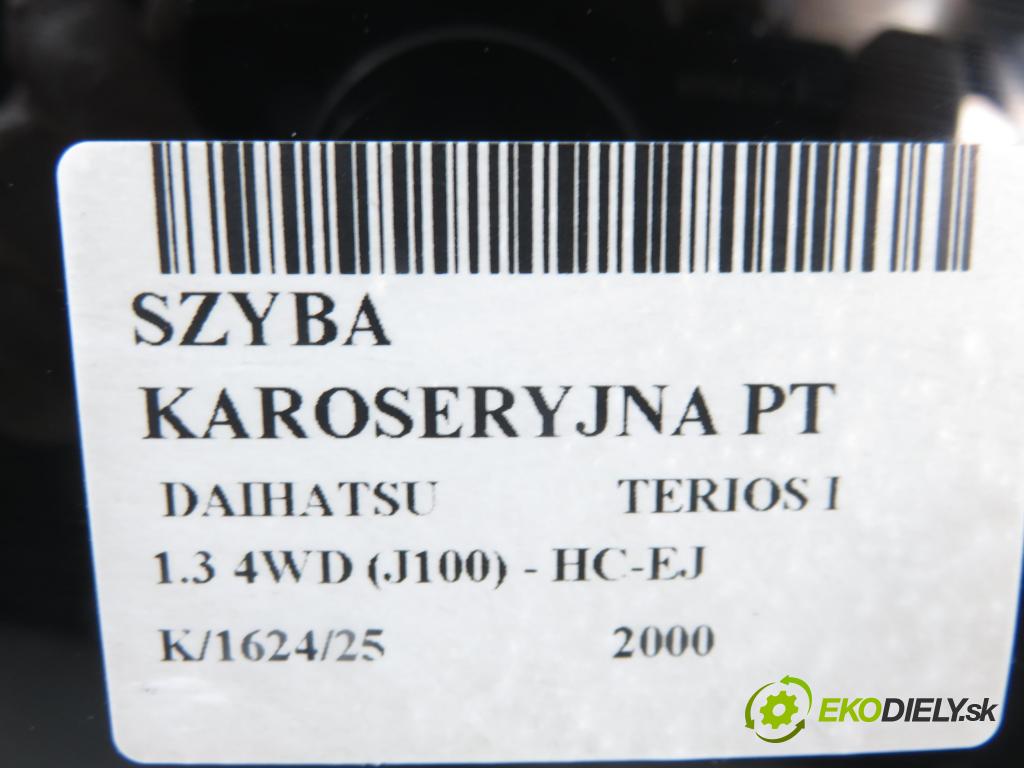 DAIHATSU TERIOS (J1_) SUV 2000 61,00 1.3 4WD (J100) - HC-EJ 1296,00 Okno dverí pravé zadné 