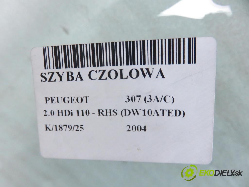 PEUGEOT 307 (3A/C) HB 2004 79,00 2.0 HDi 110 - RHS 1997,00 Okno čelná