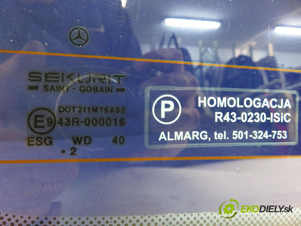 MERCEDES-BENZ VITO Skrzynia (638) FURGON 2000 90,00 112 CDI 2.2 (638.094) - OM 611.980 2151,00 Okno zadné kapota