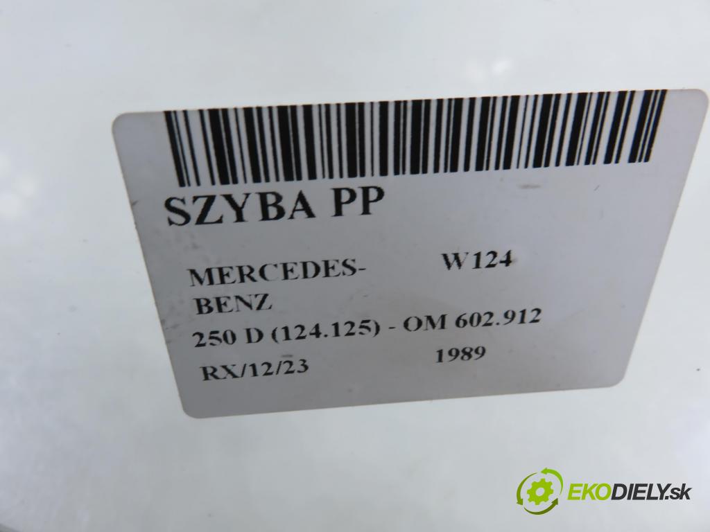 MERCEDES-BENZ Sedan (W124) SEDAN 1989 66,00 250 D 2497,00 Okno PP 